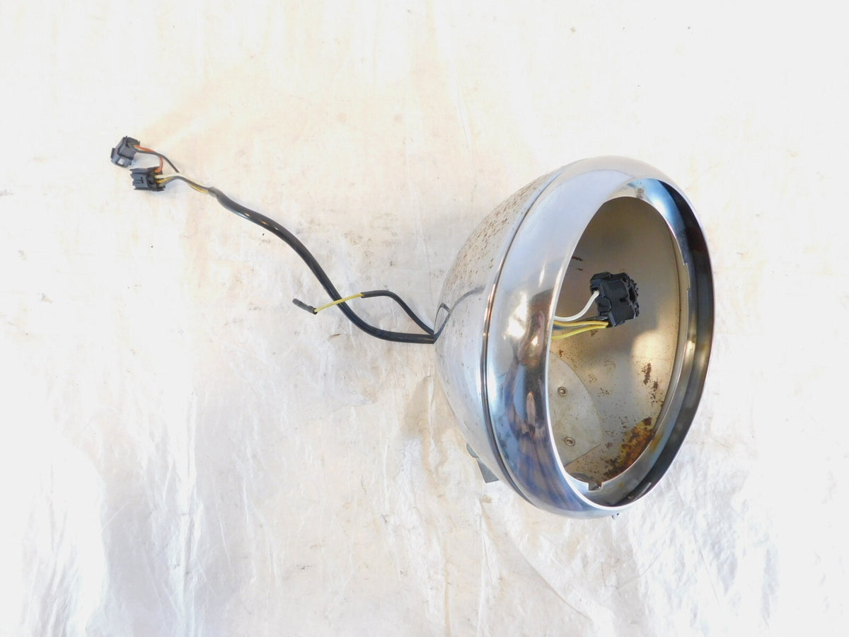 Harley Softail Heritage Classic & Fat Boy Chrome Shell Headlight Housing Bucket - C3 Cycle