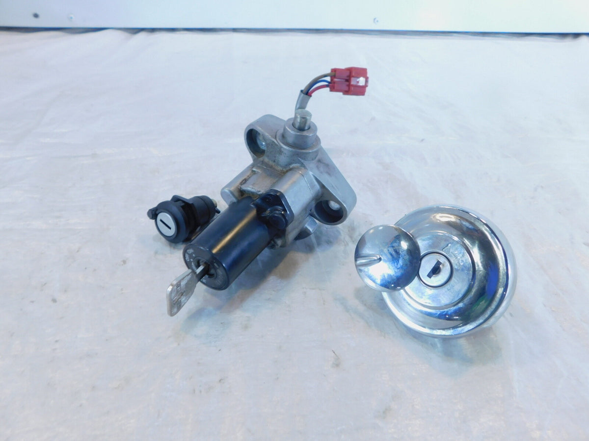 Yamaha V-Star 650 & 1100 Ignition Switch & Fuel Tank & Storage Lock Set w/ Key - C3 Cycle