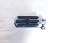 Harley Touring Dyna Sportster & Softail Chrome & Rubber Left Footpeg Footrest - C3 Cycle