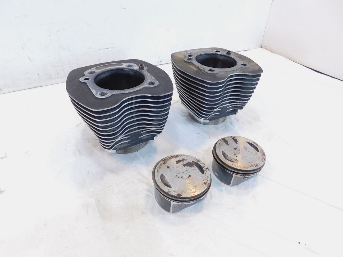 Harley Davidson Touring Dyna & Softail Twin Cam 96" Black Cylinders w/ Pistons - C3 Cycle