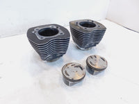 Harley Davidson Touring Dyna & Softail Twin Cam 96" Black Cylinders w/ Pistons - C3 Cycle