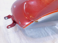 04-06 Harley Davidson Sportster 883 & 1200 Custom Low Red Fuel Gas Tank - Dented - C3 Cycle