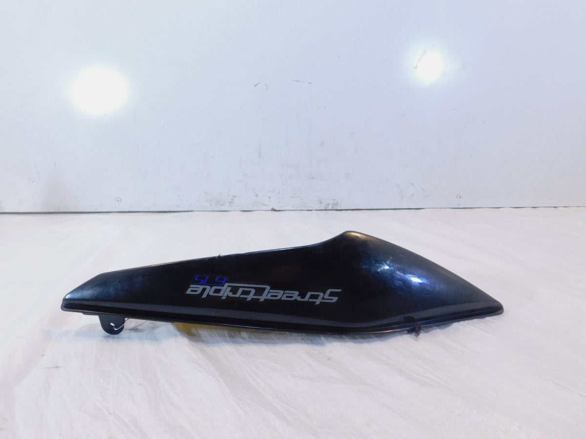 2013-2014 Triumph Street Triple 675 Black Left Tail Side Fairing Panel Cover - C3 Cycle