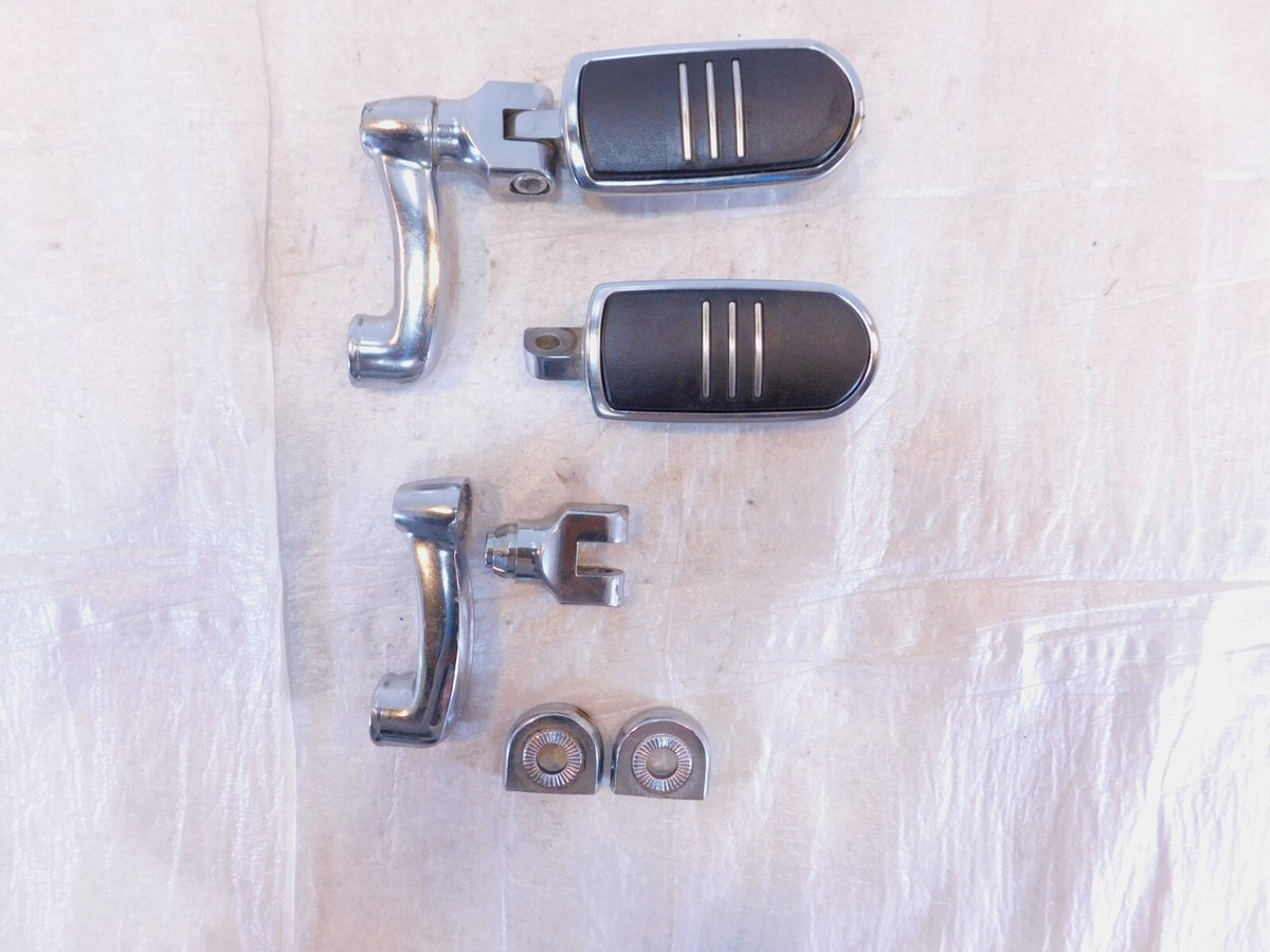 Harley Davidson Electra Glide & Road King Adjustable Highway Footrest Footpegs - C3 Cycle
