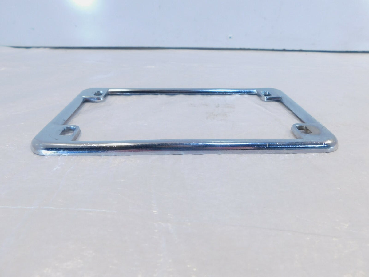 2003 Victory V92 Classic Cruiser Chrome Rear License Plate Bracket Trim Frame - C3 Cycle
