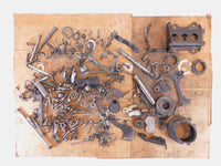 2001 01 Yamaha VStar 1100 XVS1100 Classic Misc Nuts Bolts Brackets Parts Box Lot - C3 Cycle