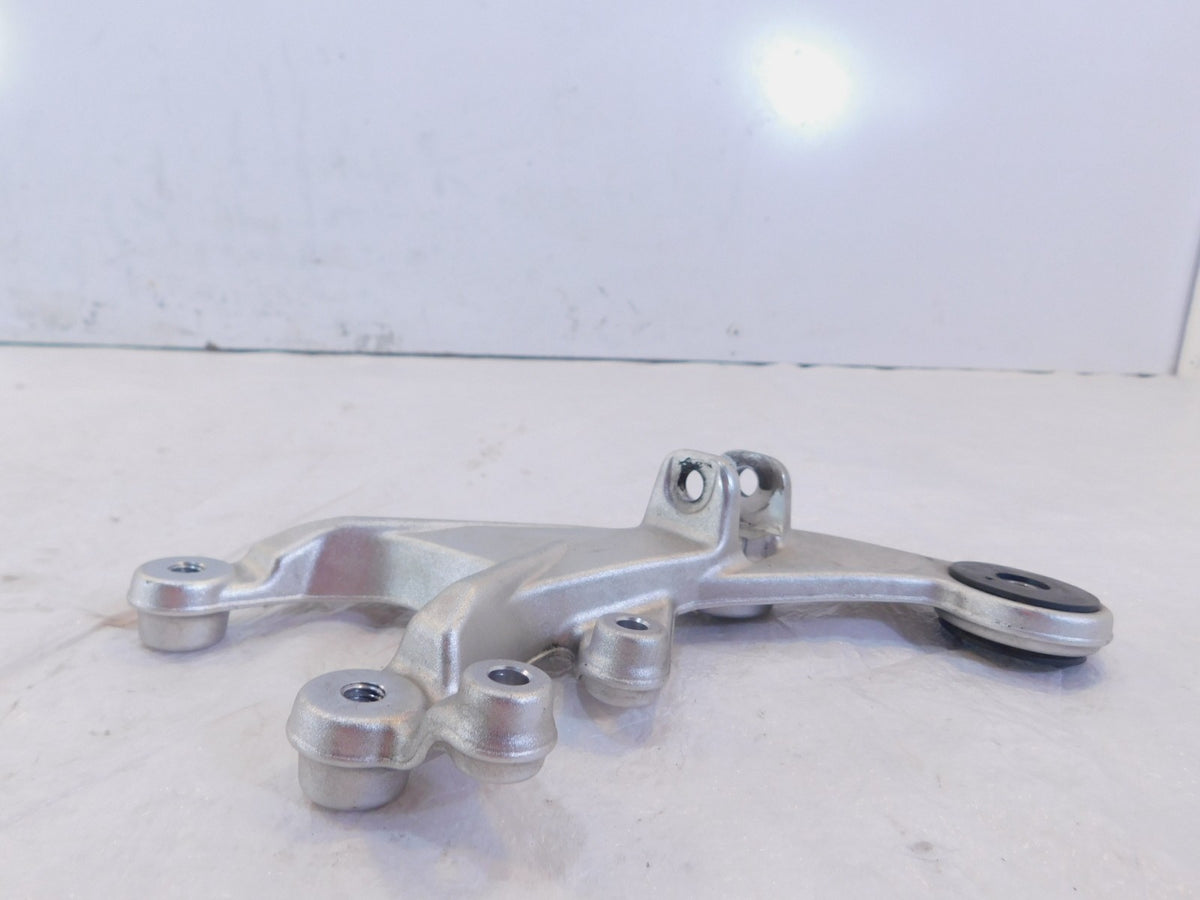 2014-2016 BMW S1000-RR S1000RR Silver Rear Right Footrest Foot Peg Mount Bracket - C3 Cycle