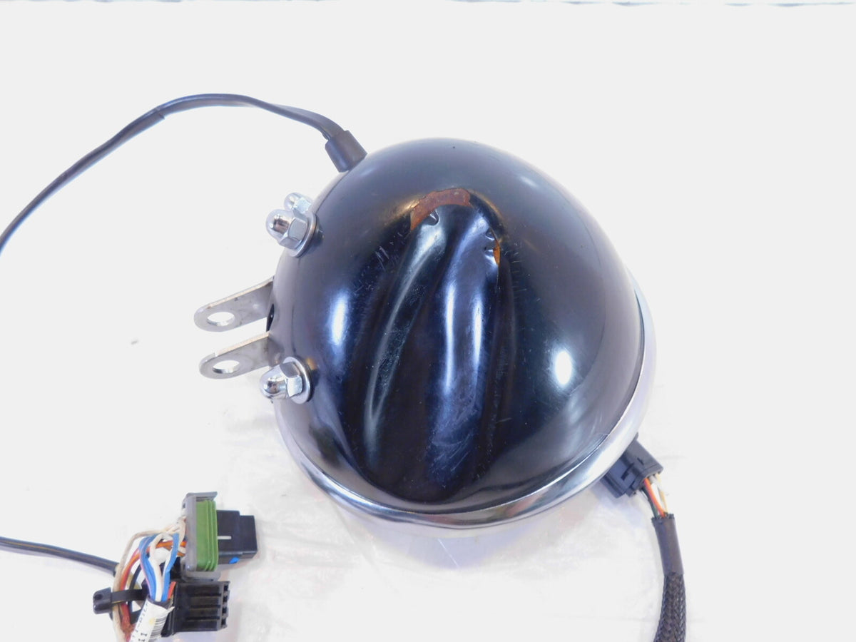 2011-2013 Harley Davidson Softail Blackline Front Headlight Head Lamp & Harness - C3 Cycle