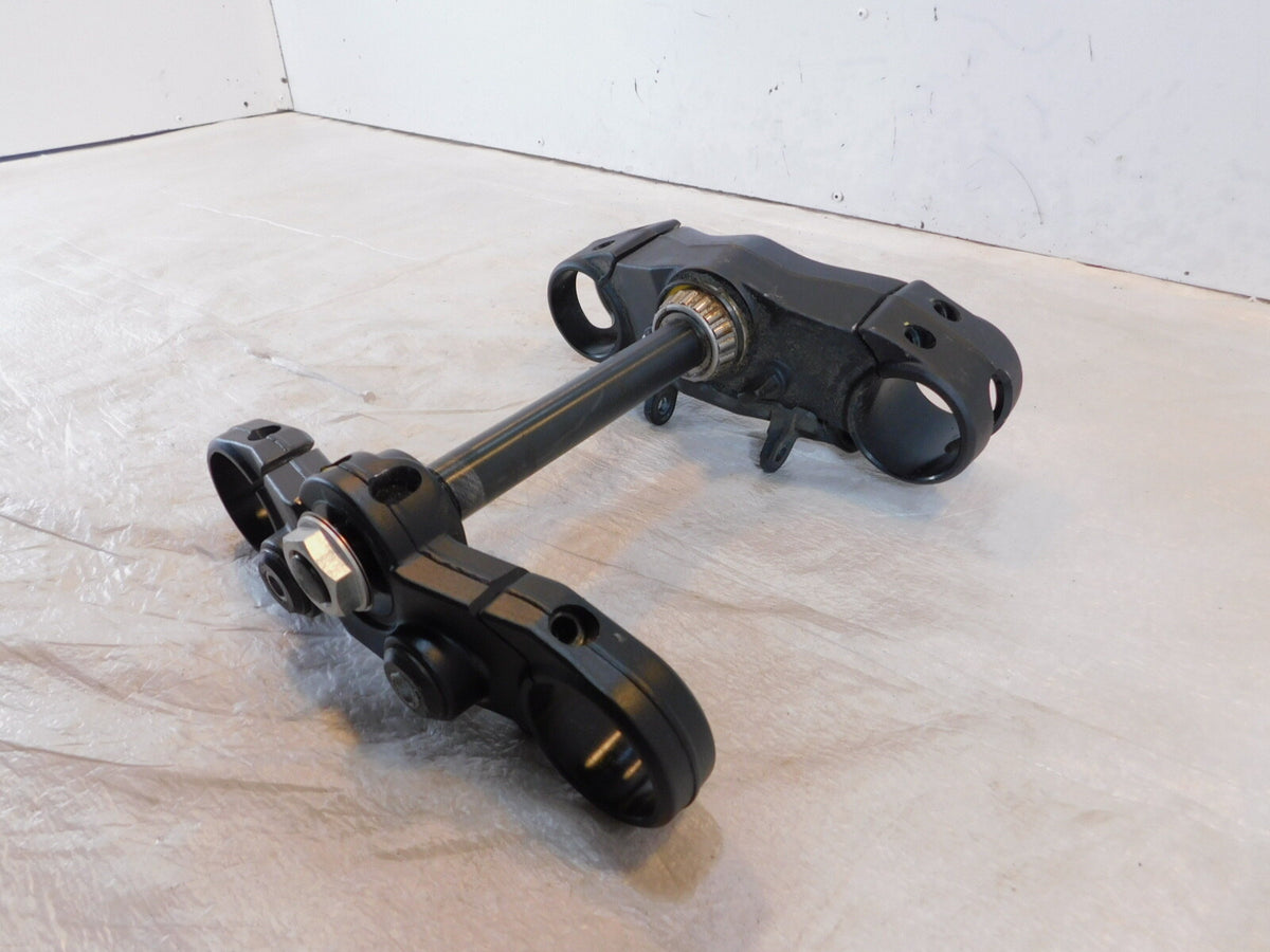 2019-2020 Aprilia SL900 Shiver 900 Black Front Fork Steering Stem Triple Trees - C3 Cycle