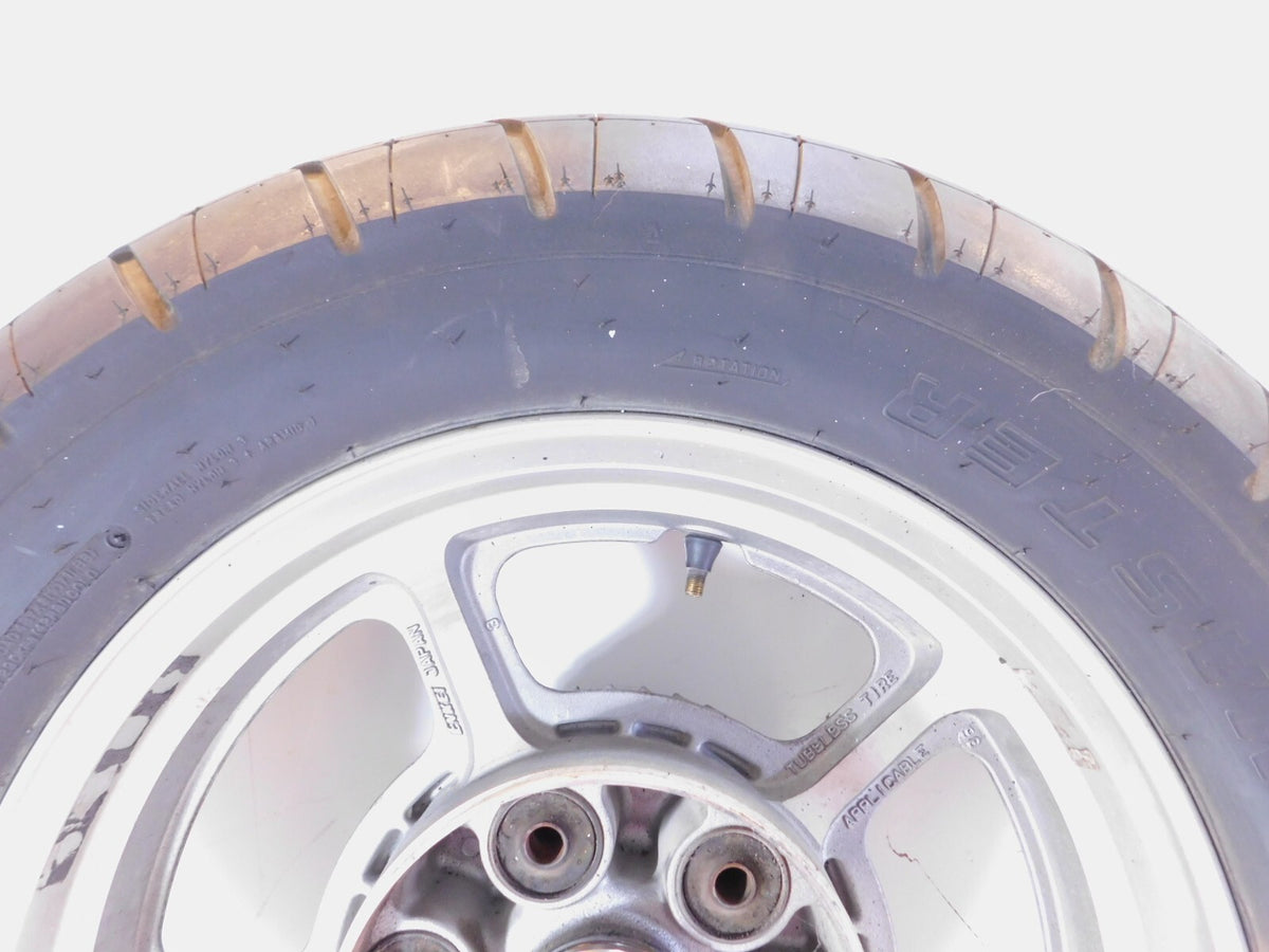 Honda VT1100 VT1100C Spirit Shadow 1100 Silver Rear Wheel 5 Spoke Rim & Tire - C3 Cycle
