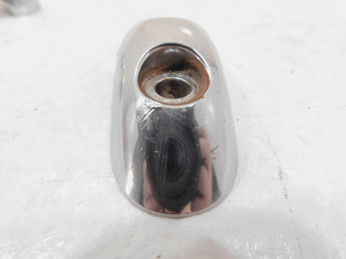 Harley Davison VRSCR Street Rod Chrome Left Right Handlebar Riser Clamp Caps - C3 Cycle