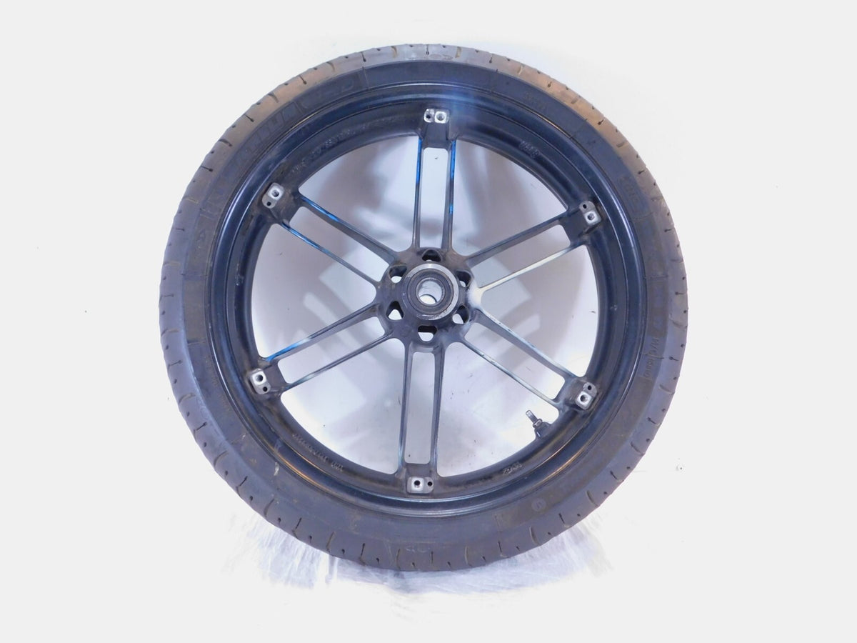 2006-2010 Buell XB XB12 XB12X Ulysses Cast 6 Spoke Front Black Wheel Rim & Tire - C3 Cycle