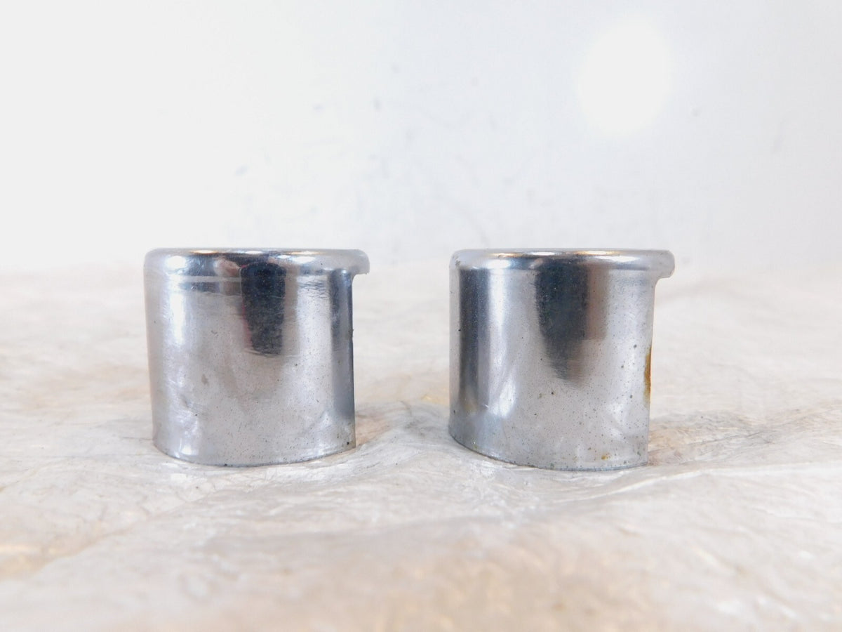 1982-1985 Harley Davidson Sportster XLH 1000 Chrome Upper Top Shock Bolt Covers - C3 Cycle