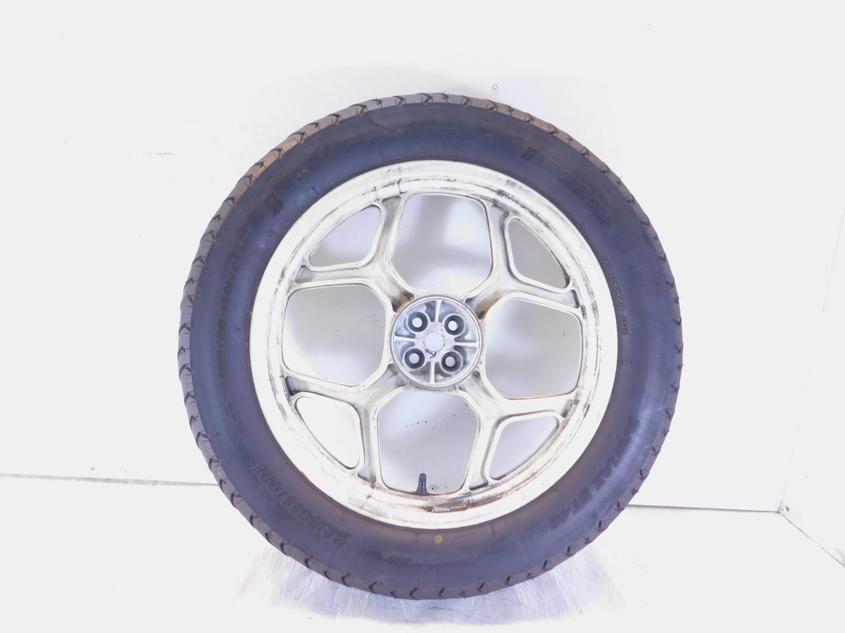 BMW K75 K75S K75RT K75T & K100 K100LT K100RS Silver Cast Rear Wheel Rim 2.75x17" - C3 Cycle