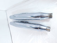 Harley Davidson Dyna Super Glide & Low Rider Chrome Exhaust Header Pipe Mufflers - C3 Cycle