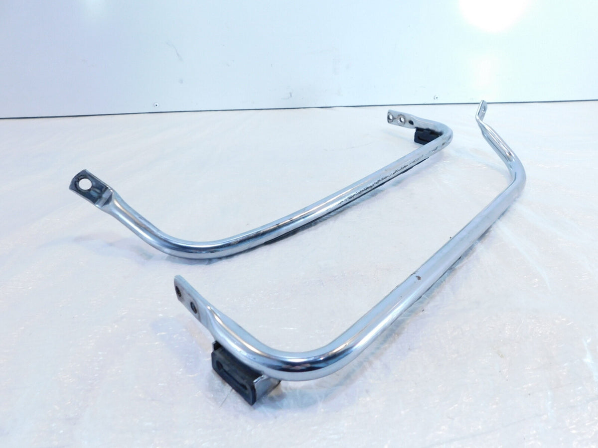 Harley Davidson Road King & Street Glide Left & Right Chrome Saddlebag Bracket