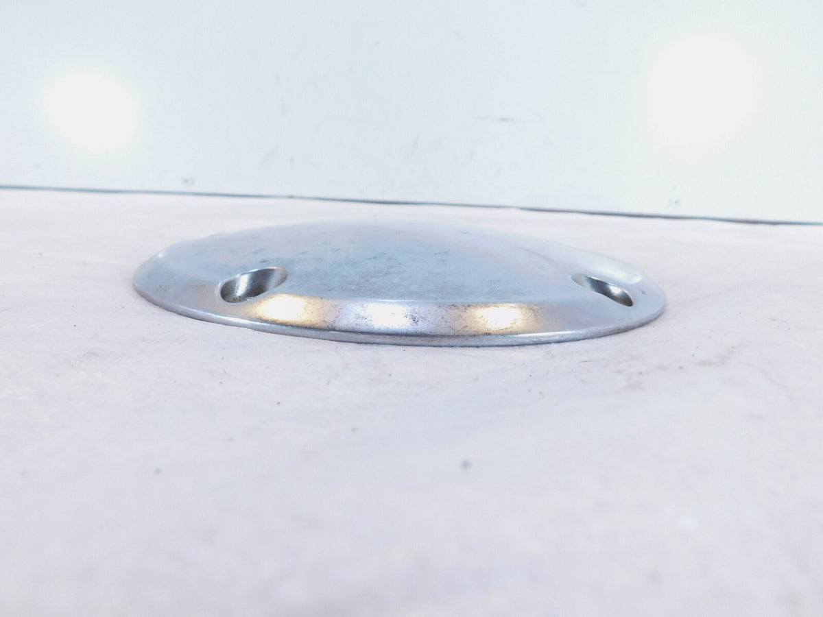 Harley Davidson Twin Cam Dyna Softail Left Engine Chrome Derby Clutch Cover - C3 Cycle