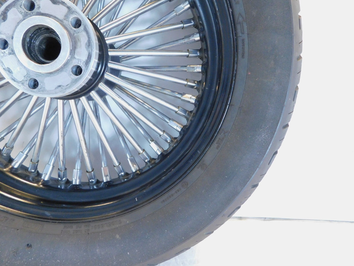 Harley Davidson Softail Heritage Classic & Deluxe Black Laced Rear Wheel Rim - C3 Cycle