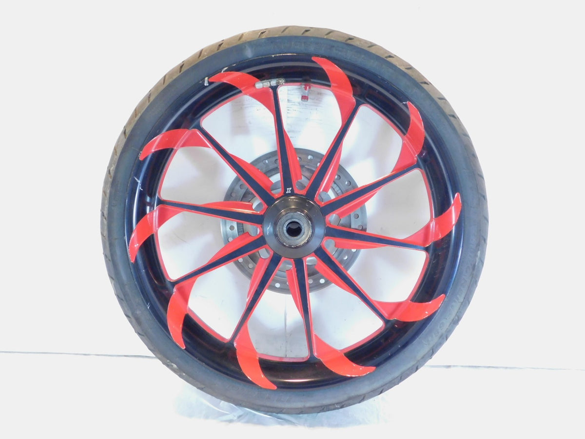 Harley Davidson Road King Street & Electra Glide 19" Billet Red Front Wheel Rim - C3 Cycle