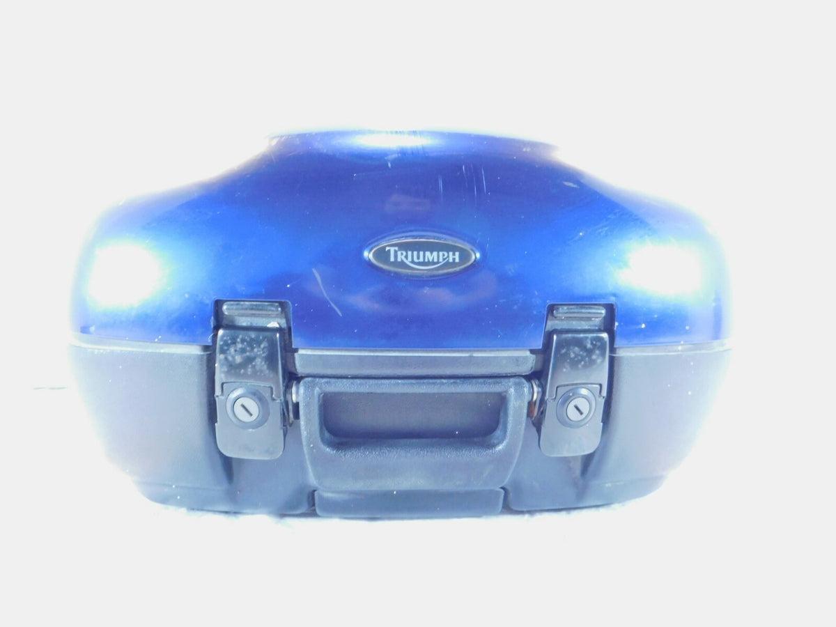 1996-2003 Triumph Trophy 900 1200 Blue Storage Luggage Top Case Tour Pak Bag - C3 Cycle