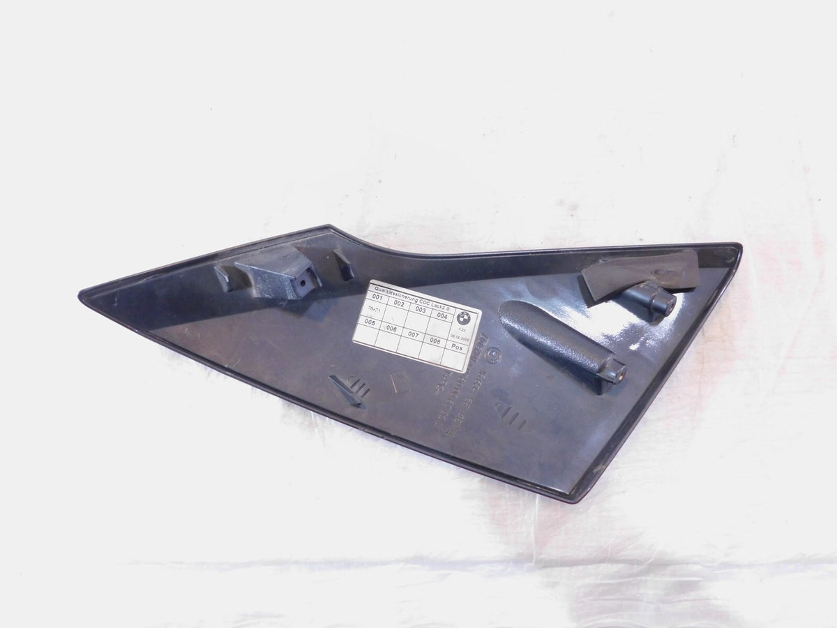 2005-2009 BMW R900RT & R1200RT 1200RT Gray Dark Graphite Left Mirror Cover Panel - C3 Cycle