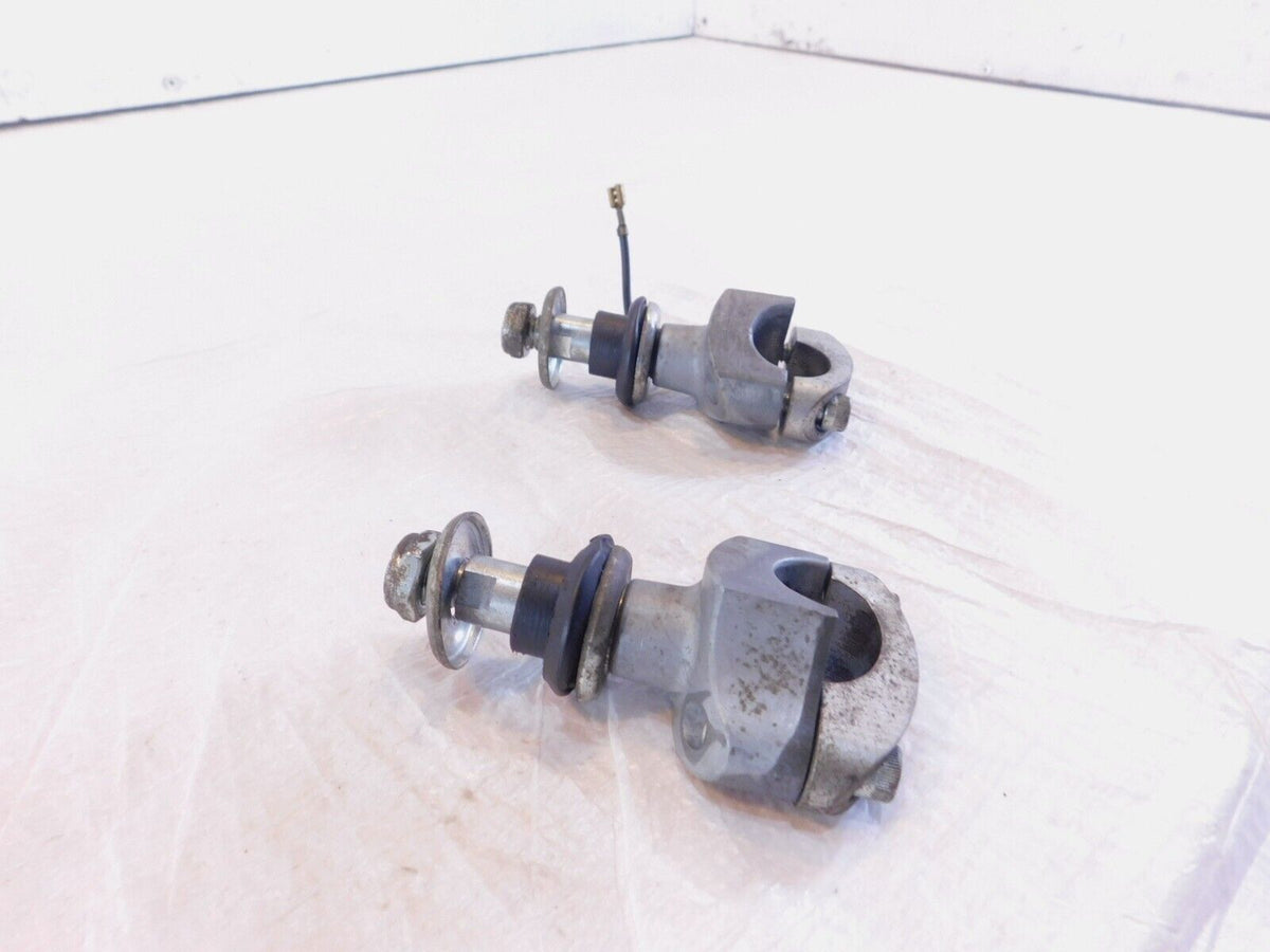 84-95 Harley Davidson Electra Glide Classic Handlebars Riser Mount Brackets Pair - C3 Cycle