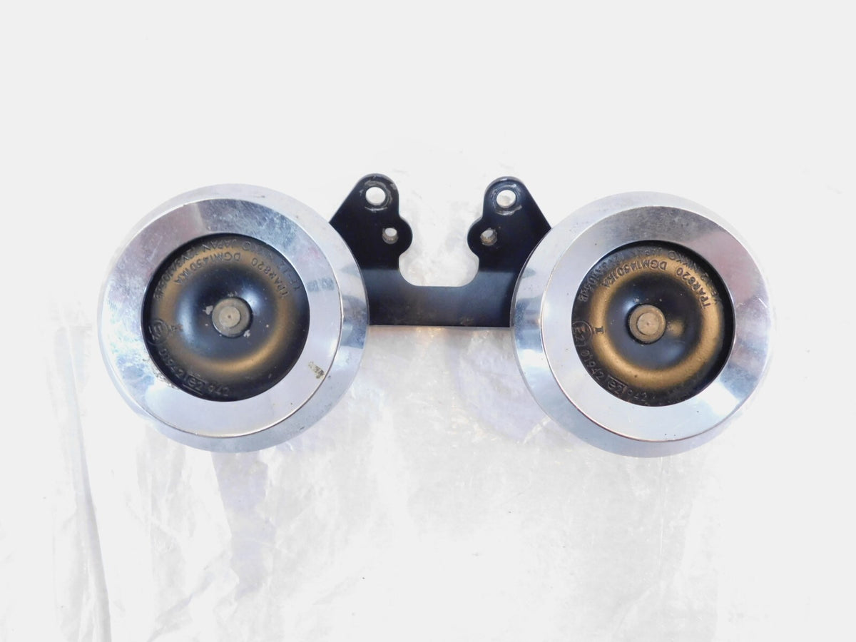 1986-2006 Kawasaki Vulcan 750 VN750 Dual Double Signal Horns & Mount Bracket - C3 Cycle