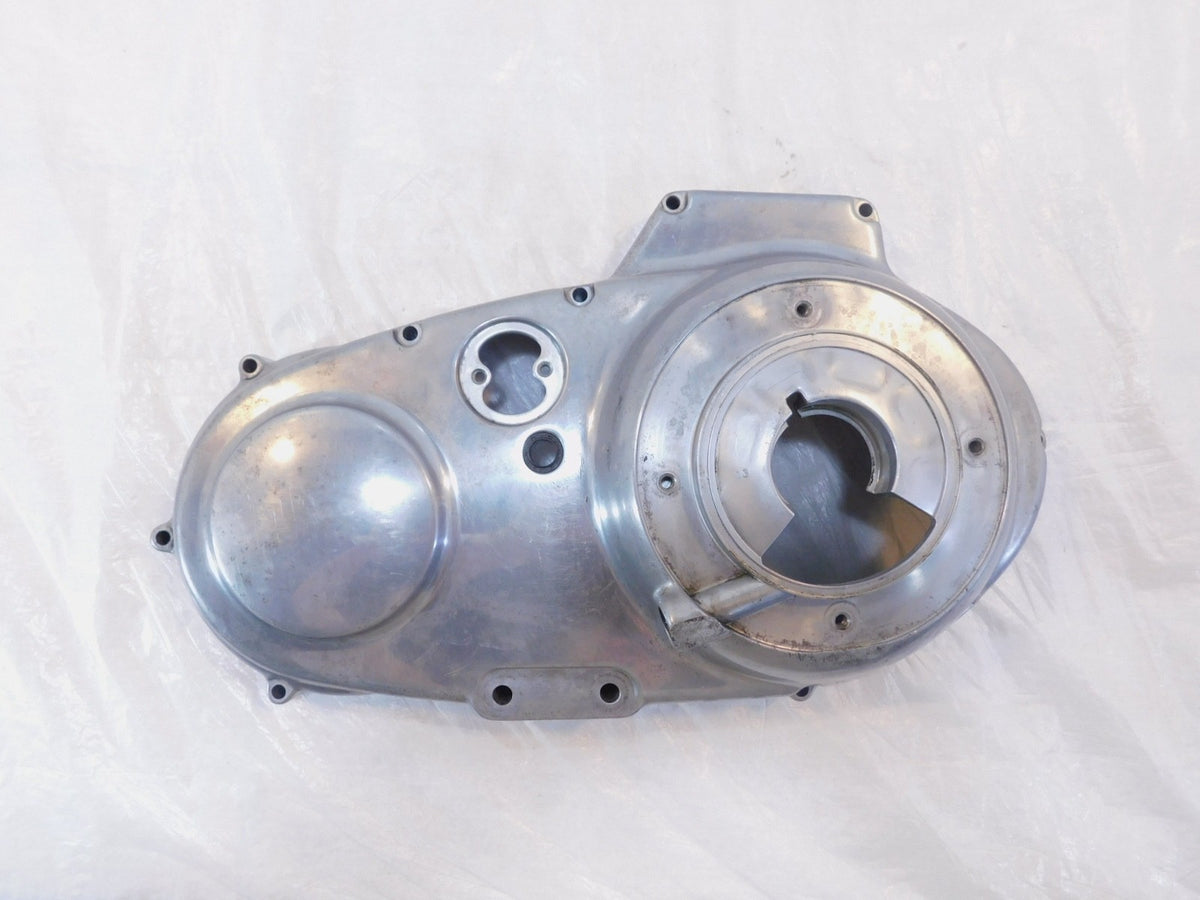 Harley Sportster 883 1200 Polished Left Engine Motor Primary Chain Cover - C3 Cycle