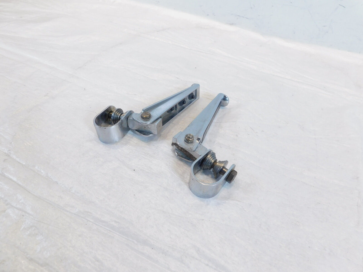 Harley Electra Glide Street Glide Road King Highway Footrest Pegs & Mount Clamps - C3 Cycle