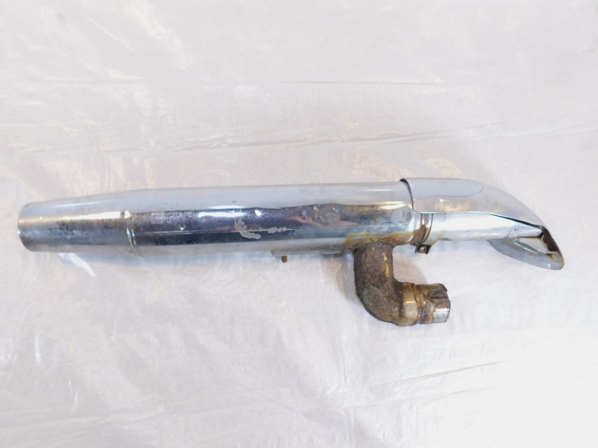 1987-1999 Kawasaki Vulcan 88 VN1500 VN1500A Front Exhaust Muffler Pipe & Shield - C3 Cycle