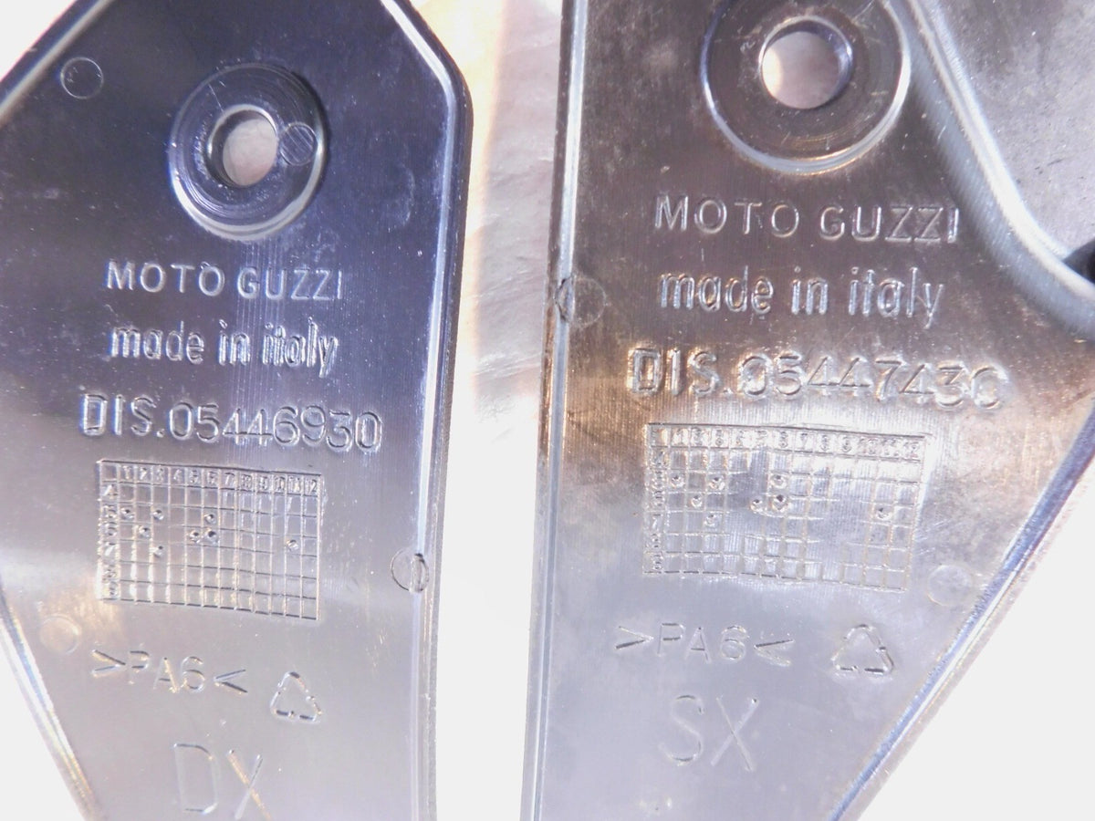 Moto Guzzi Norge GT Breva 1100 1200 Left/Right Foot Rest Peg Trim Insert Covers - C3 Cycle