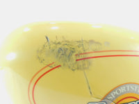 93-94 Harley Davidson Sportster 883 & 1200 Yellow Fuel Gas Tank Assembly - DENTS