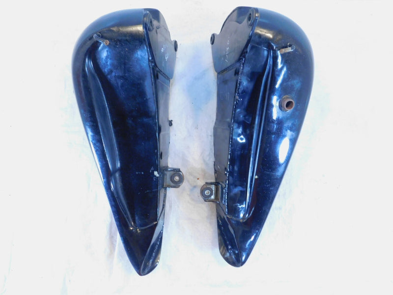 01 2001 Indian Gilroy Scout Black Left & Right Side Fuel Gas Petrol Tanks