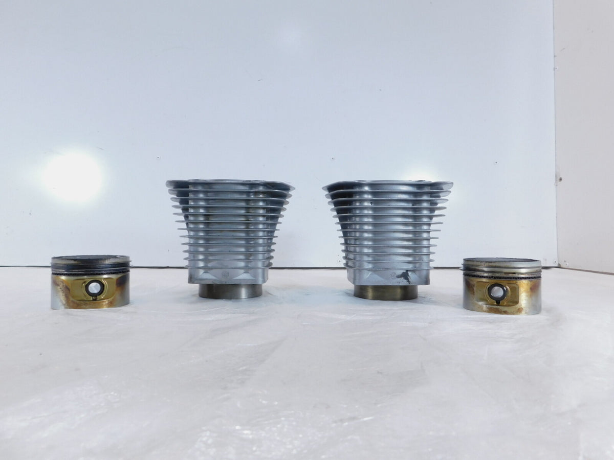 Harley Davidson Electra Glide FXR Softail Silver Front Rear Cylinders & Pistons - C3 Cycle