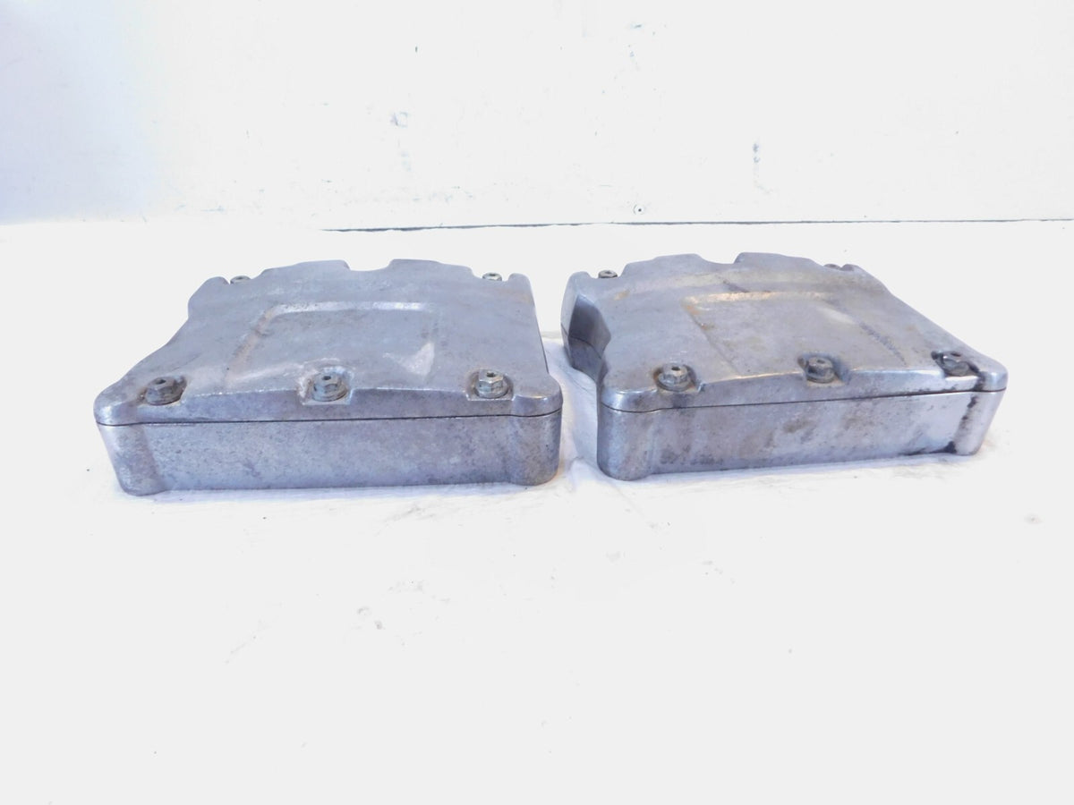 Harley Polished Twin Cam Touring Dyna Softail Cylinder Head Rocker Boxes & Arms - C3 Cycle