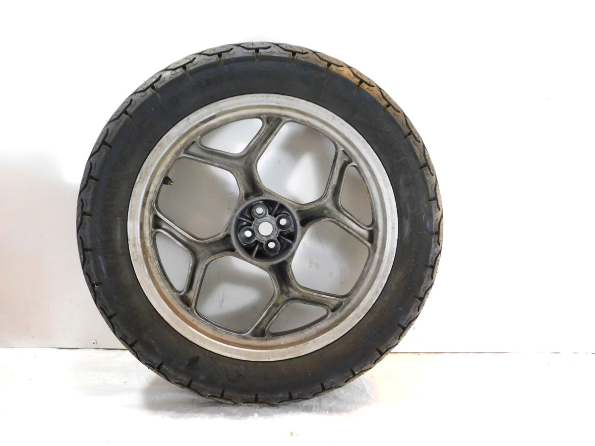 BMW K75 K75S K75RT K75T & K100 K100LT K100RS Silver Cast Rear Wheel Rim 2.75x17" - C3 Cycle