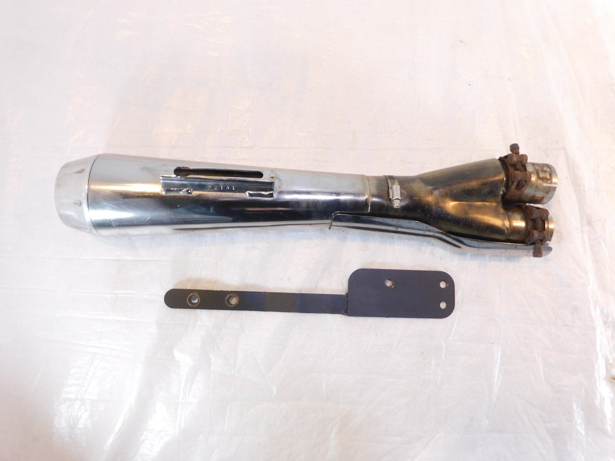 02-05 Harley Davidson V-Rod VRod VRSC VRSCR Bassani Chrome Exhaust Muffler - C3 Cycle