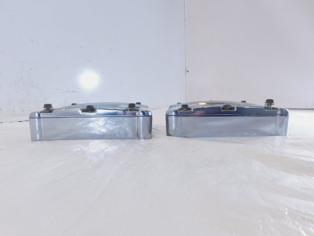 Harley Davidson Touring Dyna & Softail Chrome Cylinder Head Rocker Boxes - C3 Cycle