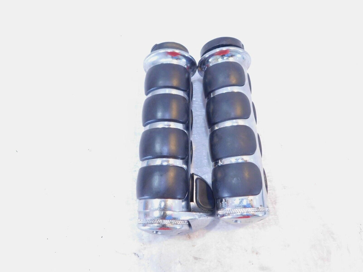 Harley Davidson Dyna Sportster Softail Rubber Left & Right Handlebar Hand Grips - C3 Cycle