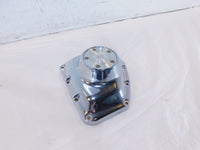 Harley Twin Cam Touring Softail Dyna Chrome Logo Right Engine Cam Gear Cover - C3 Cycle