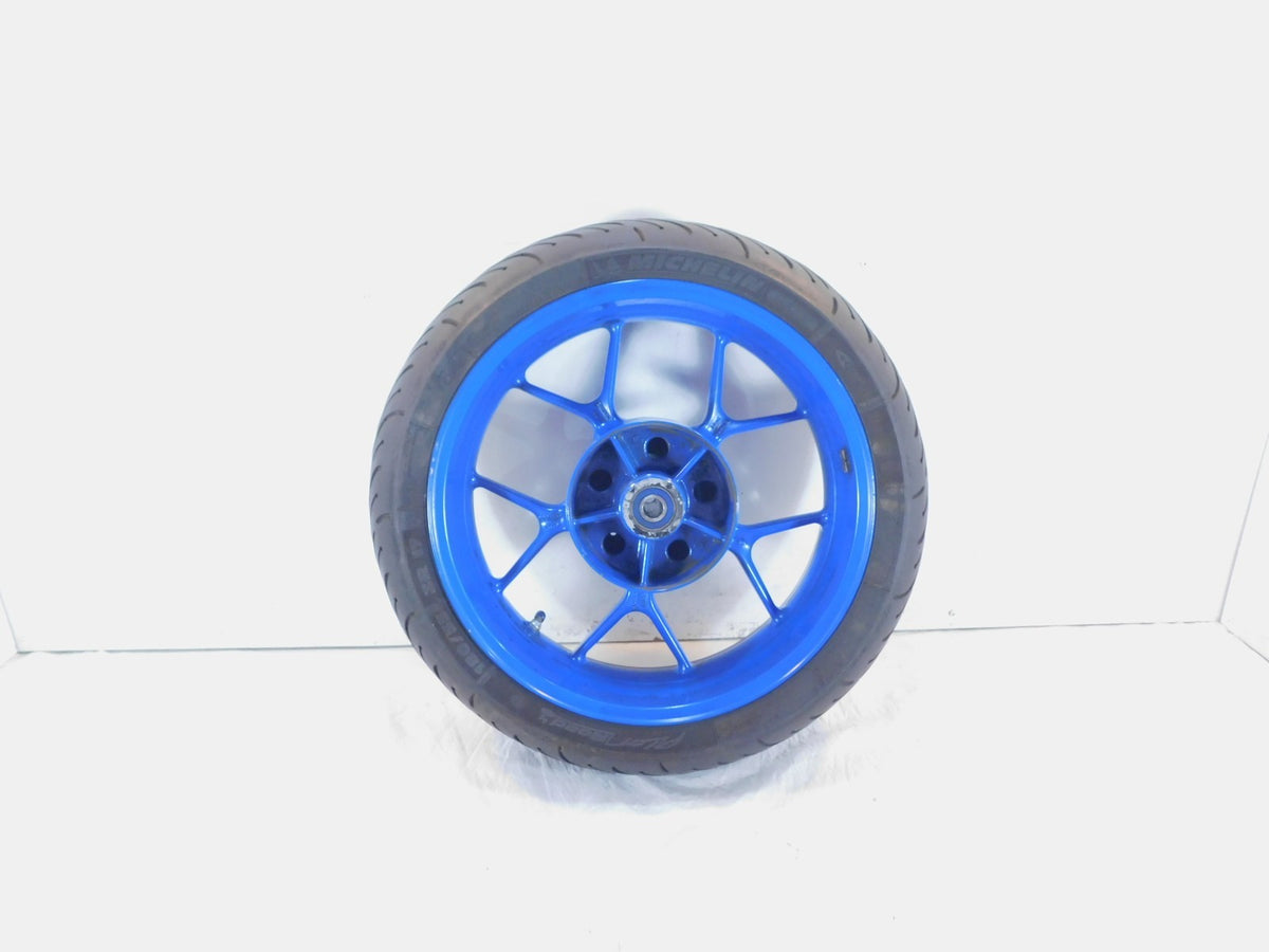 2007 2008 2009 2010 2011 2012 Triumph Tiger 1050 SE Blue Rear Wheel Rim & Tire - C3 Cycle