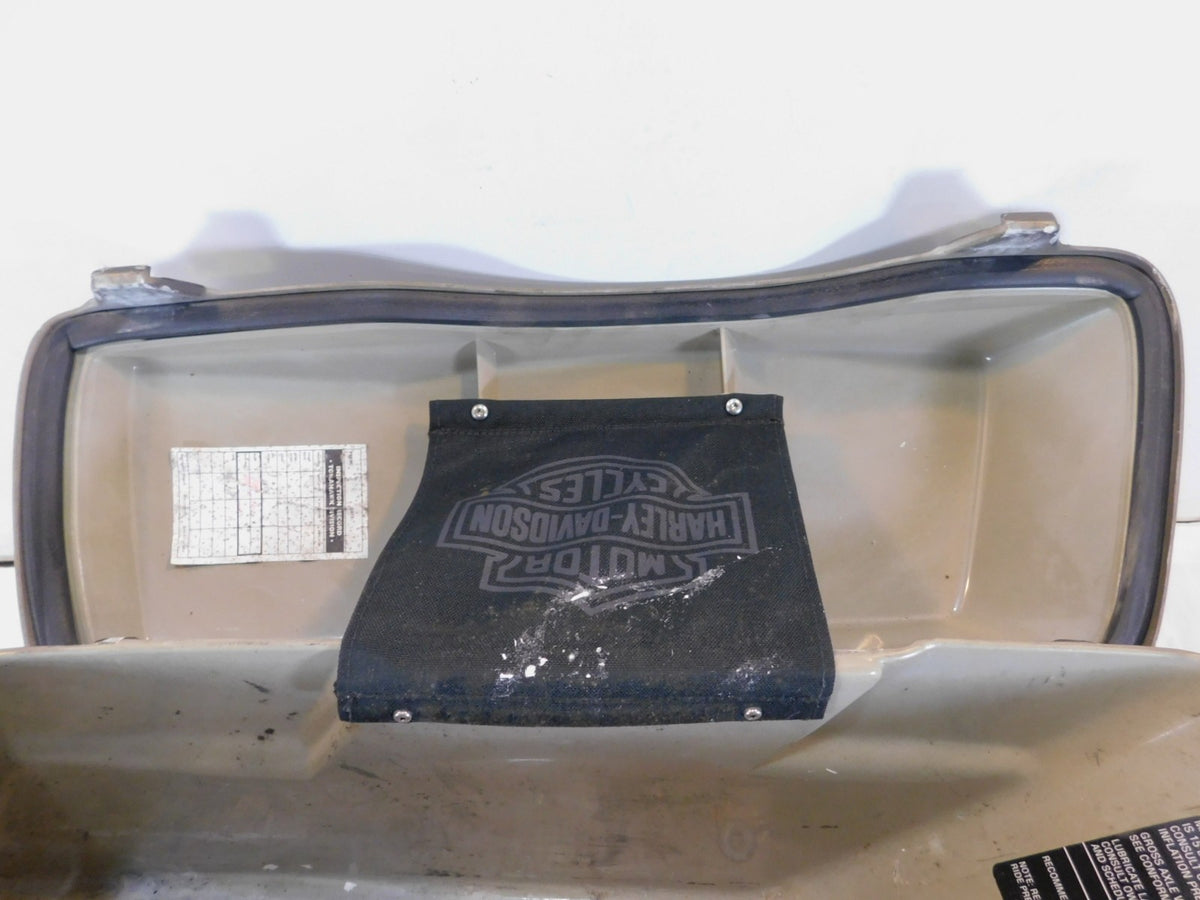 Harley Davidson Road King Street & Electra Glide Vivid Black Left Saddlebag - C3 Cycle