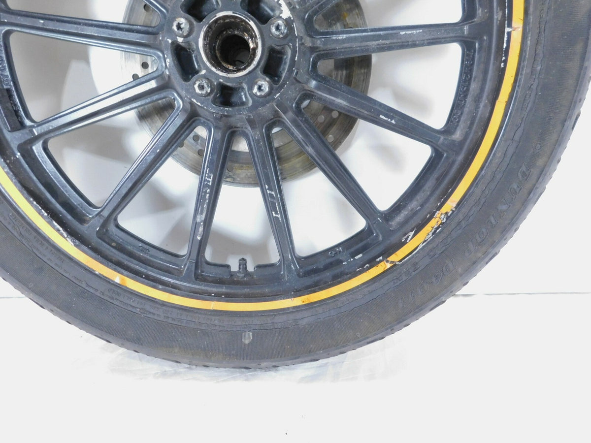 1996-1999 Harley Davidson Sportster 883 & 1200 Black Front Wheel Rim & Tire