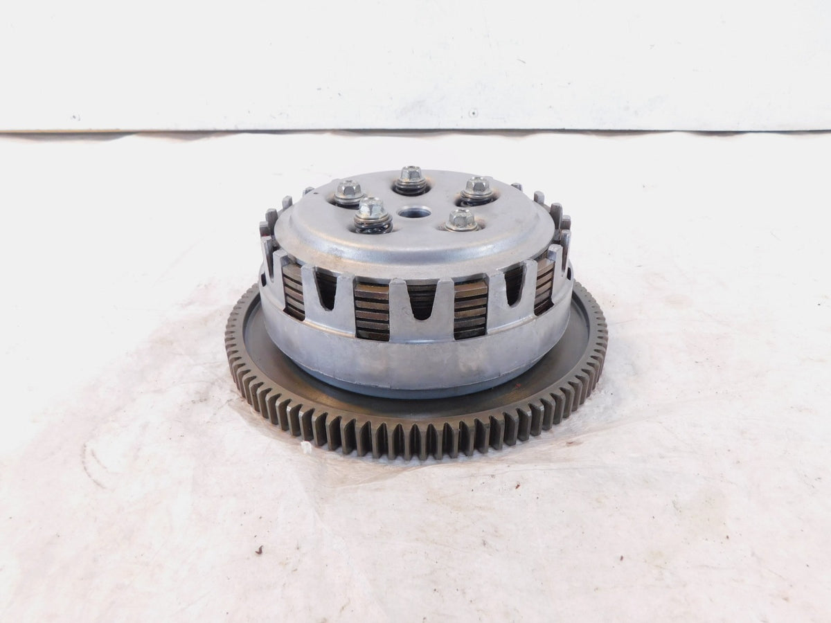 1982-1983 Yamaha XJ750 Maxim 750 Engine Clutch Basket w/ Pressure Friction Plate - C3 Cycle