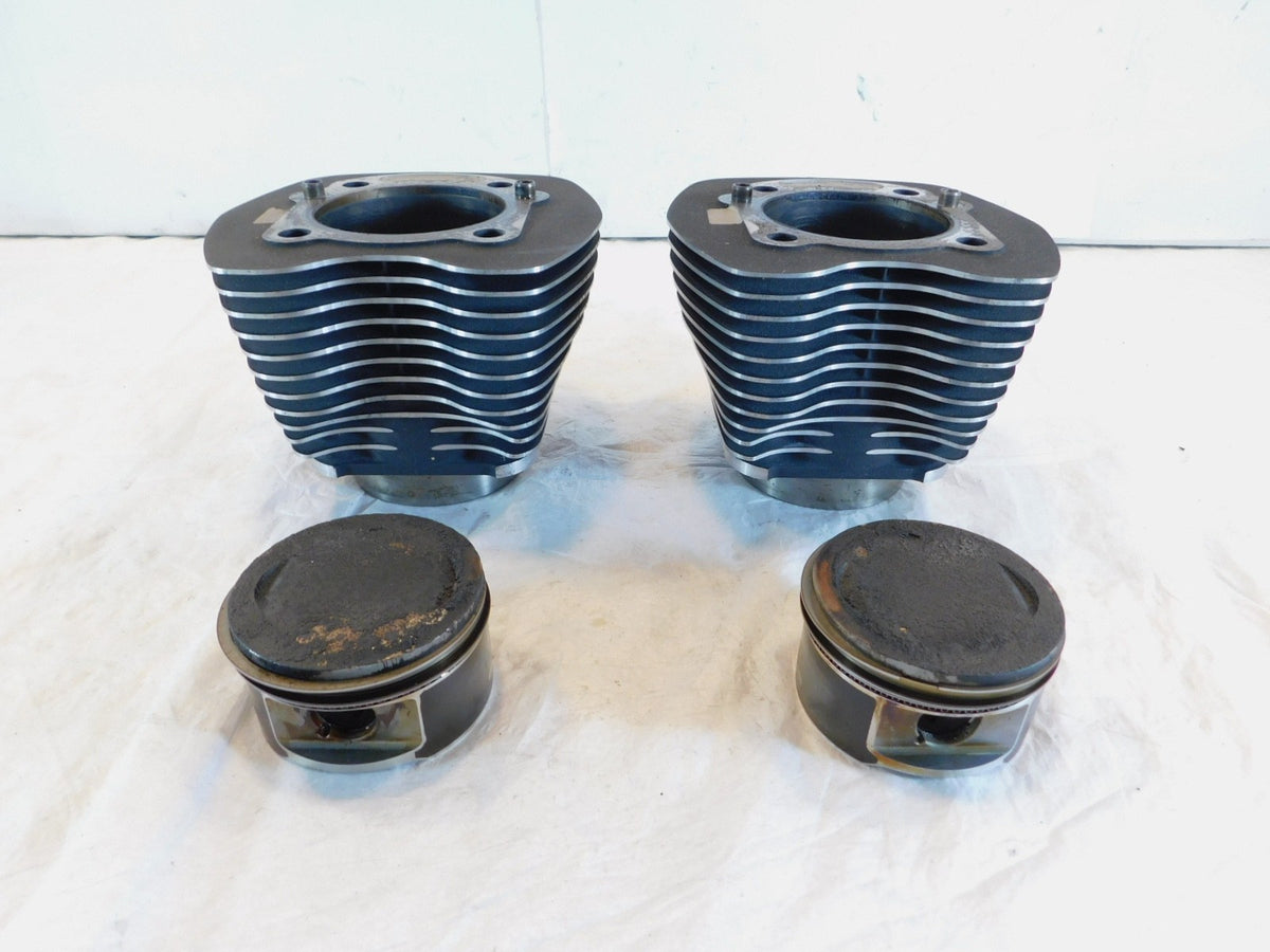 Harley Davidson Twin Cam Touring Dyna & Softail Engine Pistons & Black Cylinders - C3 Cycle