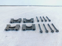 1986-95 BMW K75 K75C K75S K75RT Engine Crankshaft Bearing Bracket Clamps & Bolts - C3 Cycle