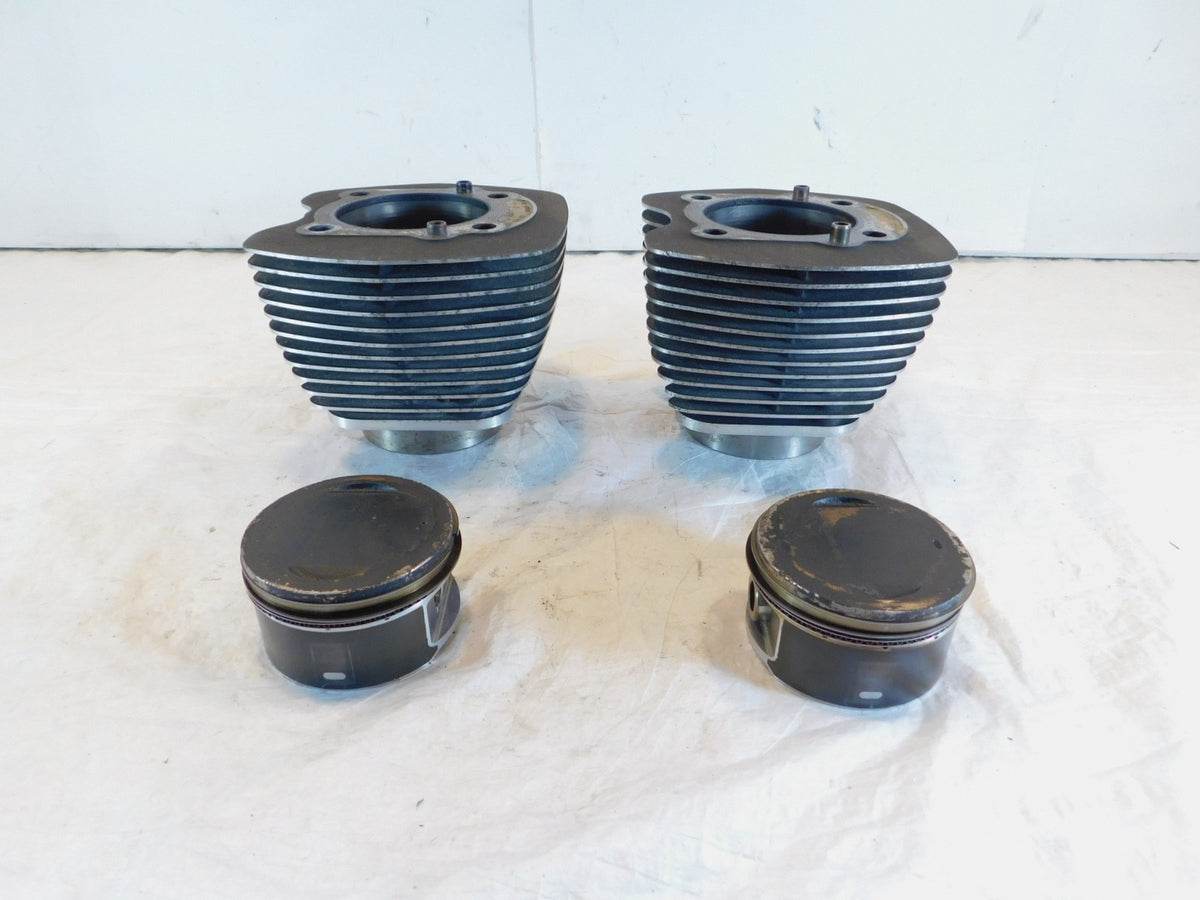 Harley Davidson Twin Cam Touring Dyna & Softail Engine Pistons & Black Cylinders - C3 Cycle