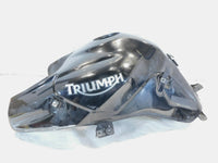 2007-2012 Triumph Tiger 1050 SE Black Gas Petrol Fuel Tank Reservoir Cell - Dent - C3 Cycle