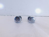 Harley Touring FXR Dyna Sportster Softail ISO Chrome & Rubber Footpegs Footrests - C3 Cycle