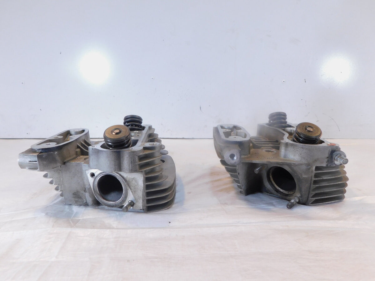 Harley Davidson Sportster 883 Hugger & Custom Silver Cylinder Heads w/ Valves - C3 Cycle